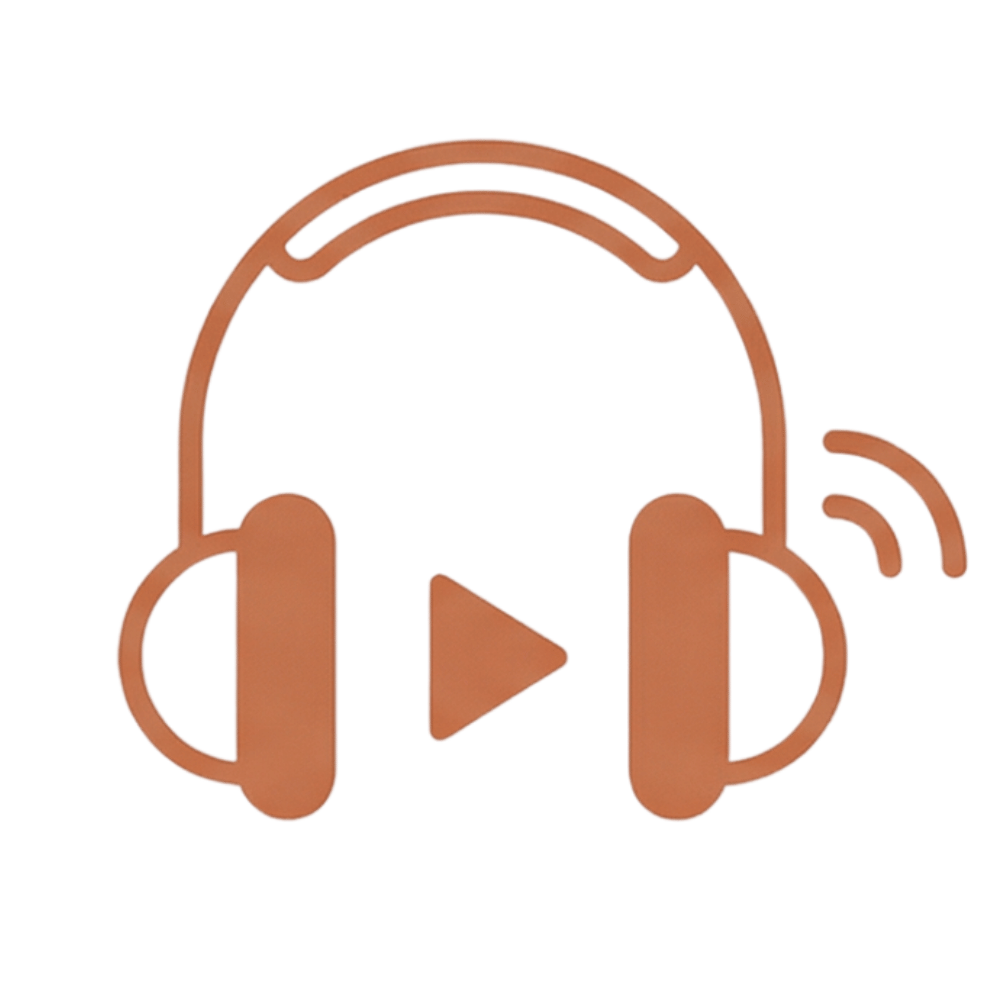 Listen on the go icon